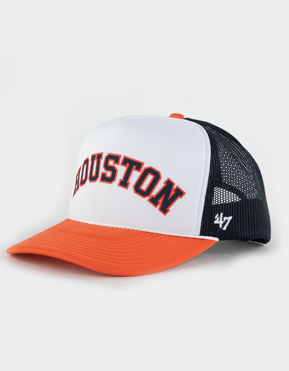 Houston Astros "HOUSTON" Cooperstown Rewind Script '47 Brand Trucker Cap/Hat