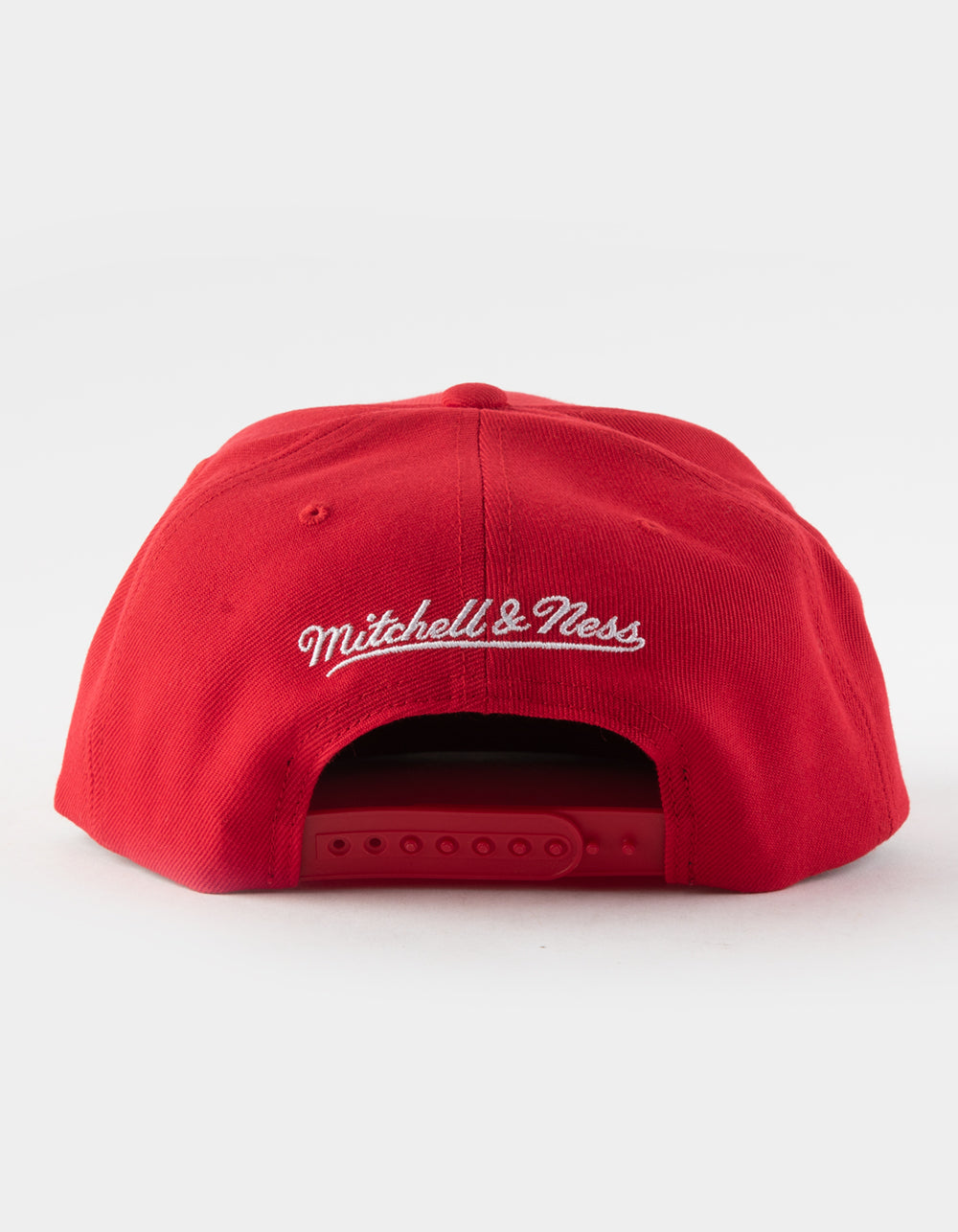 Los Angeles Clippers Team Ground Red Mitchell & Ness Snapback Cap/Hat