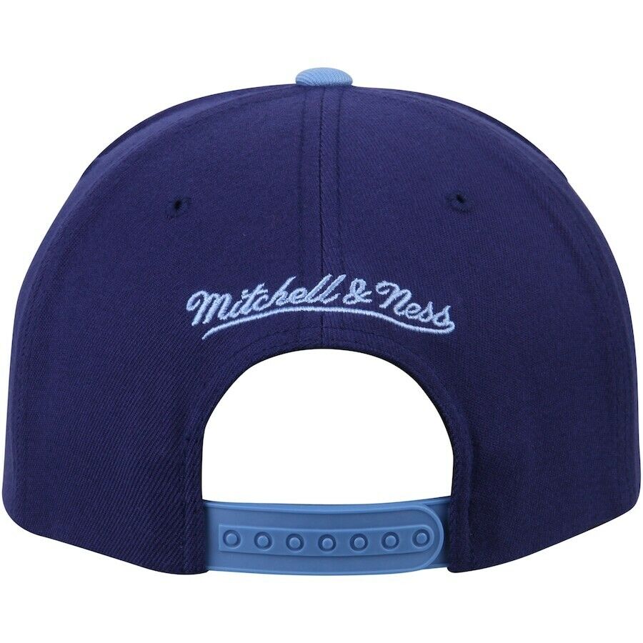 New York City FC Navy/Light Blue Mitchell & Ness XL Logo Two-Tone Snapback Cap/Hat