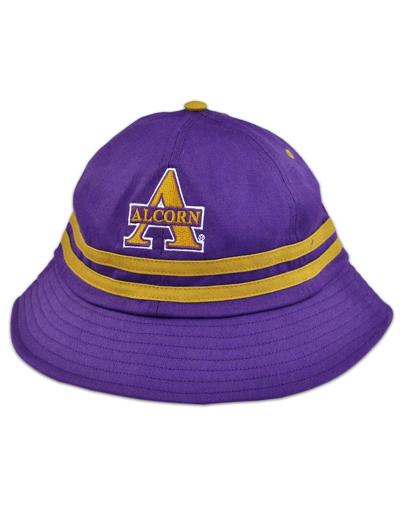 Alcorn State Braves Purple & Gold "Safari Style" Bucket Hat - HBCU