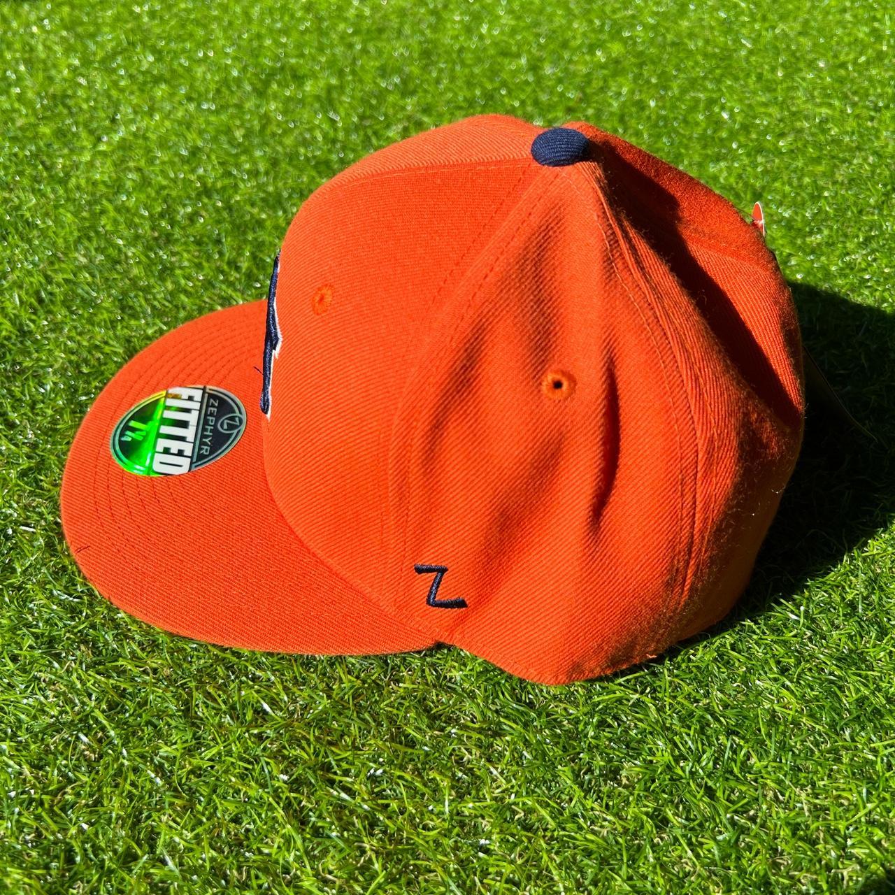 Auburn Tigers Orange Vintage Zephyr Fitted Cap/Hat - 7 1/4