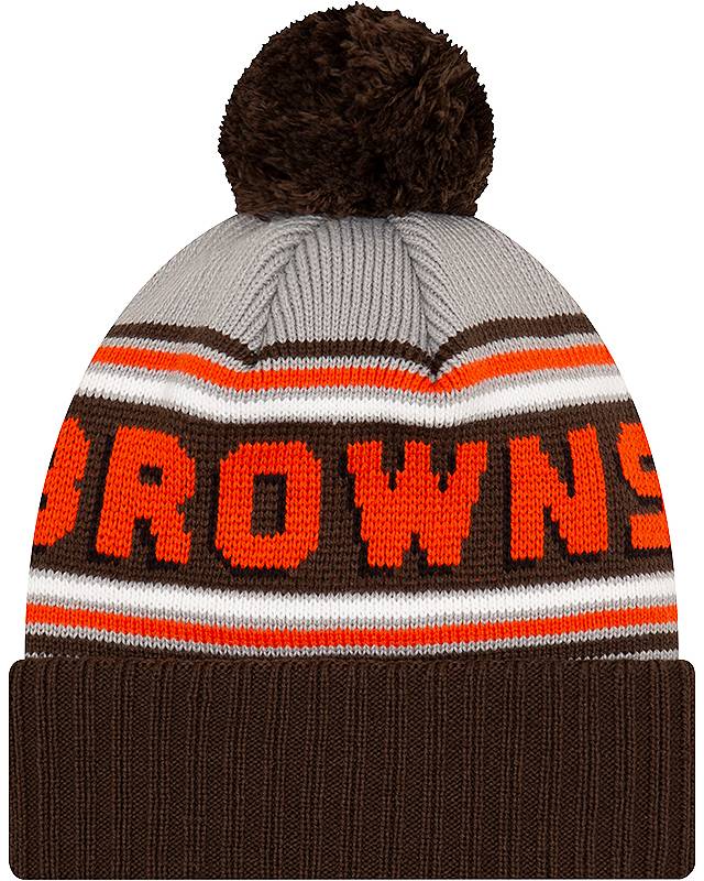 Cleveland Browns New Era Cheer Knit Beanie w/pom - Multicolored