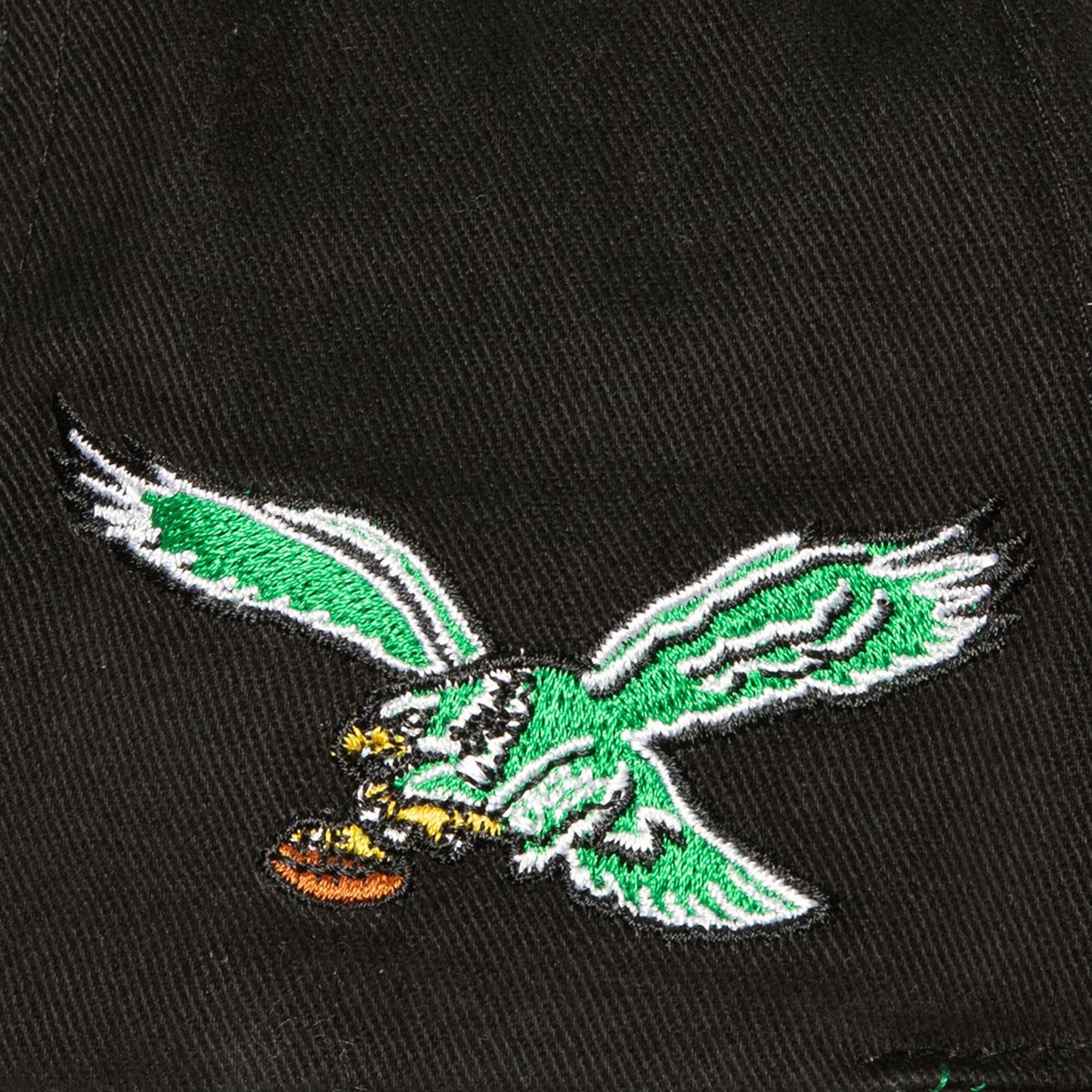 Philadelphia Eagles Black Mitchell & Ness Brushed Past Ya Pro Snapback Cap/Hat