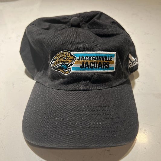 Jacksonville Jaguars Black Vintage adidas NFL Adjustable Strapback Cap/Hat