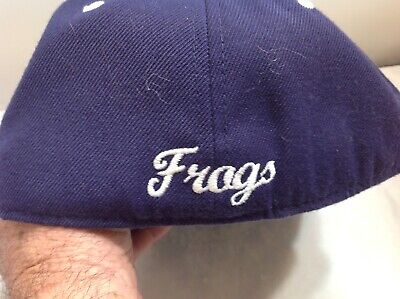 TCU Horned Frogs Purple Vintage Zephyr Fitted Cap/Hat - 7 3/8