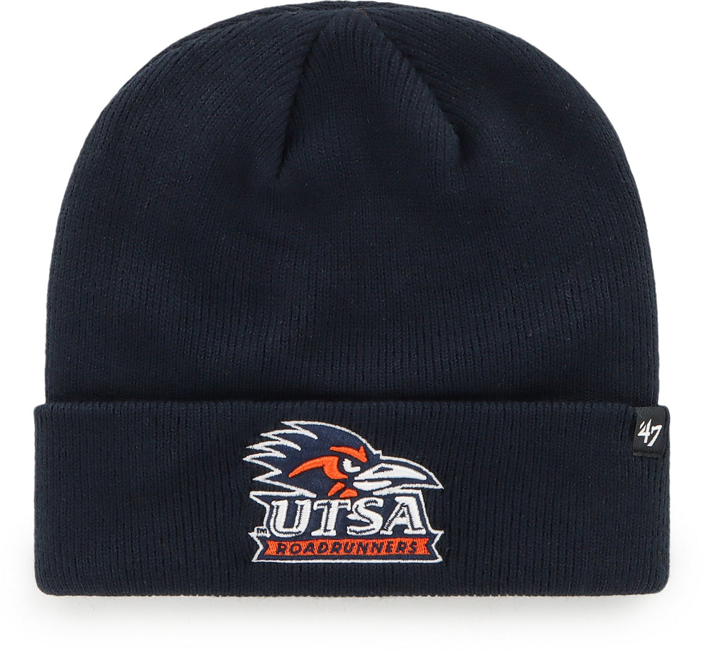 UTSA Roadrunners Navy Blue ’47 Raised Cuff Knit Cap/Hat