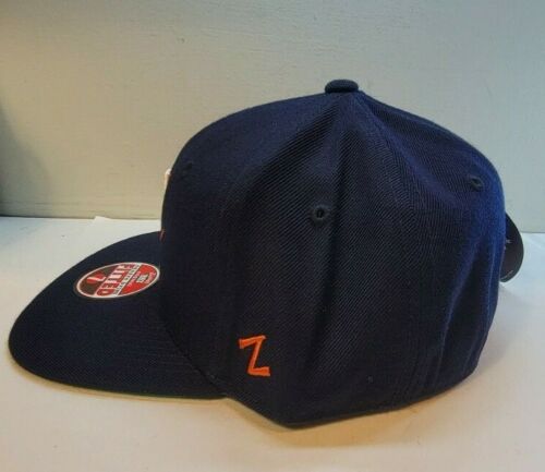 Virginia Cavaliers Blue Vintage Zephyr "Square Brim Fitted" Cap/Hat - 7