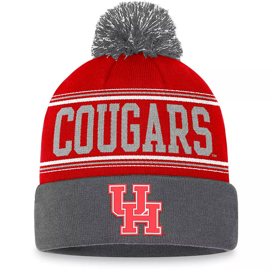 Houston Cougars Top of the World Fashion Cuffed Pom Knit Hat