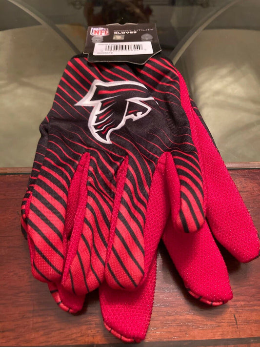 Atlanta Falcons Sublimated Sports Utility Gloves - Multicolored w/Red