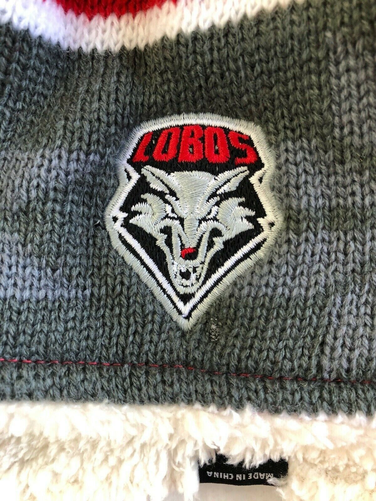 New Mexico Lobos Scarlet Winter Ridge Beanie Hat - OSFM - Scarlet -NCAA