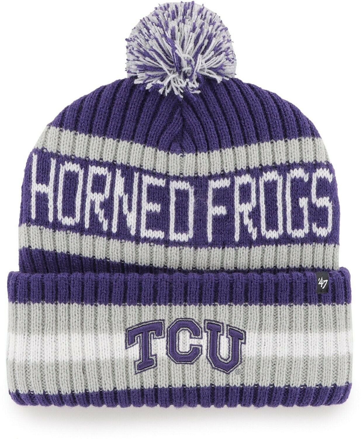 Texas Christian University Horned Frogs Purple '47 Brand Bering Cuff Knit Hat