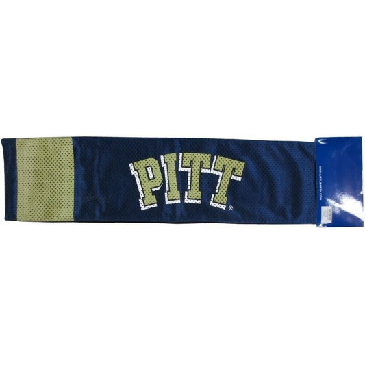 Pitt Panthers Navy Blue Jersey Scarf with Zip Pocket