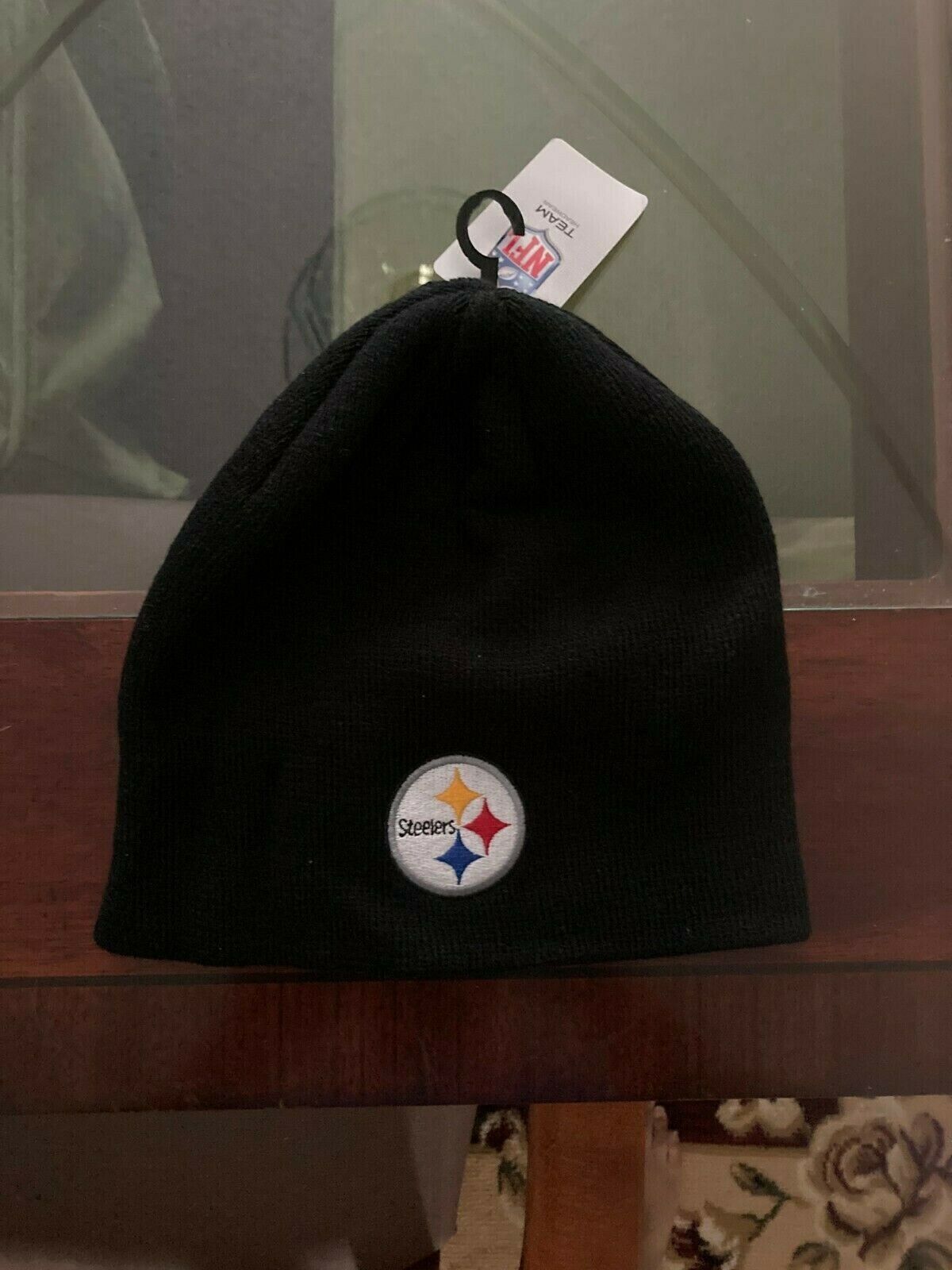 Pittsburgh Steelers Classic Black Beanie Knit Hat 