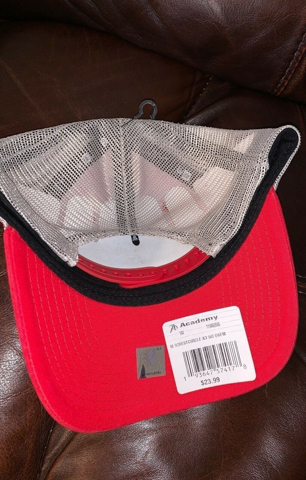 Houston Rockets Red New Era "9 Twenty" Trucker Hat w/Gray Meshback Snapback Cap