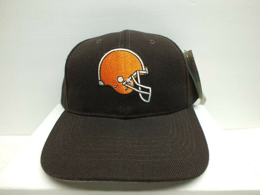 Cleveland Browns Helmet Logo Vintage Snapback Cap by American Needle