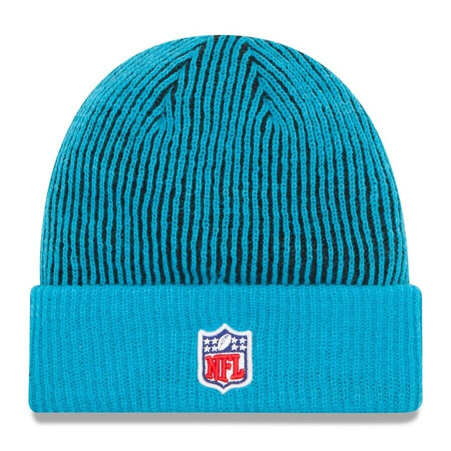 Carolina Panthers Blue New Era Sideline Official Tech Cuffed Knit Hat