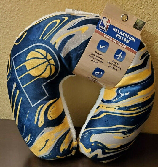 Indiana Pacers NBA Relaxation/Travel Neck Pillow - Multicolored 