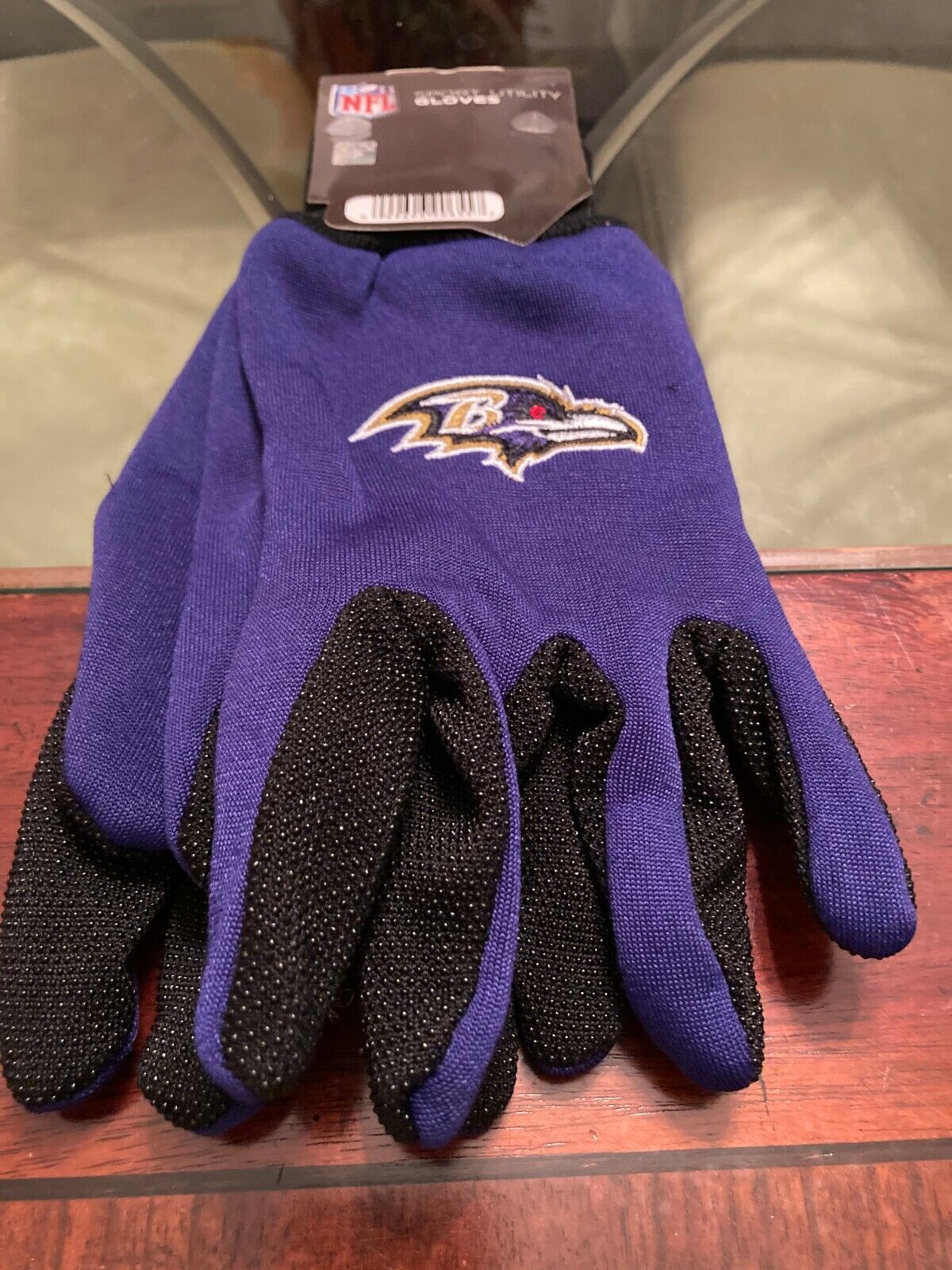 Baltimore Ravens Sport Utility Gloves - Multicolored w/Black Palm