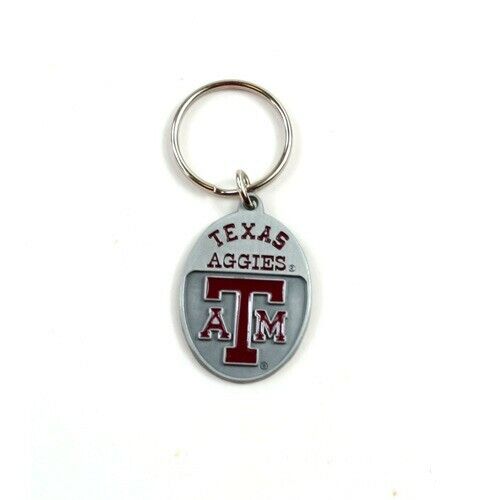 Texas A&M University Pewter Key Chain