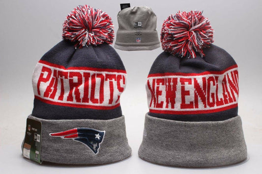 New England Patriots New Era Team Color Beanie w/Gray Cuff