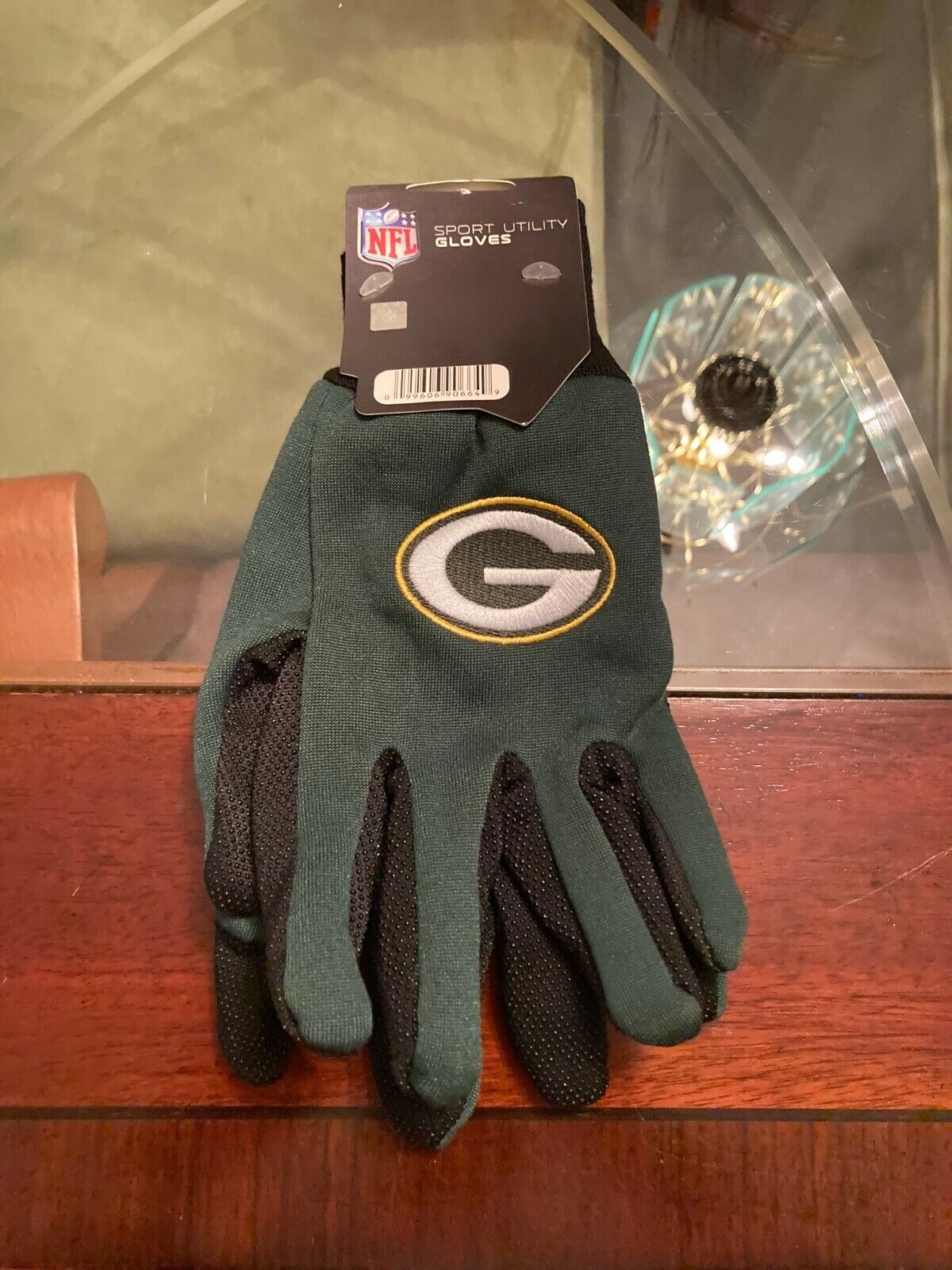 Green Bay Packers Sport Utility Gloves w/Black Palm