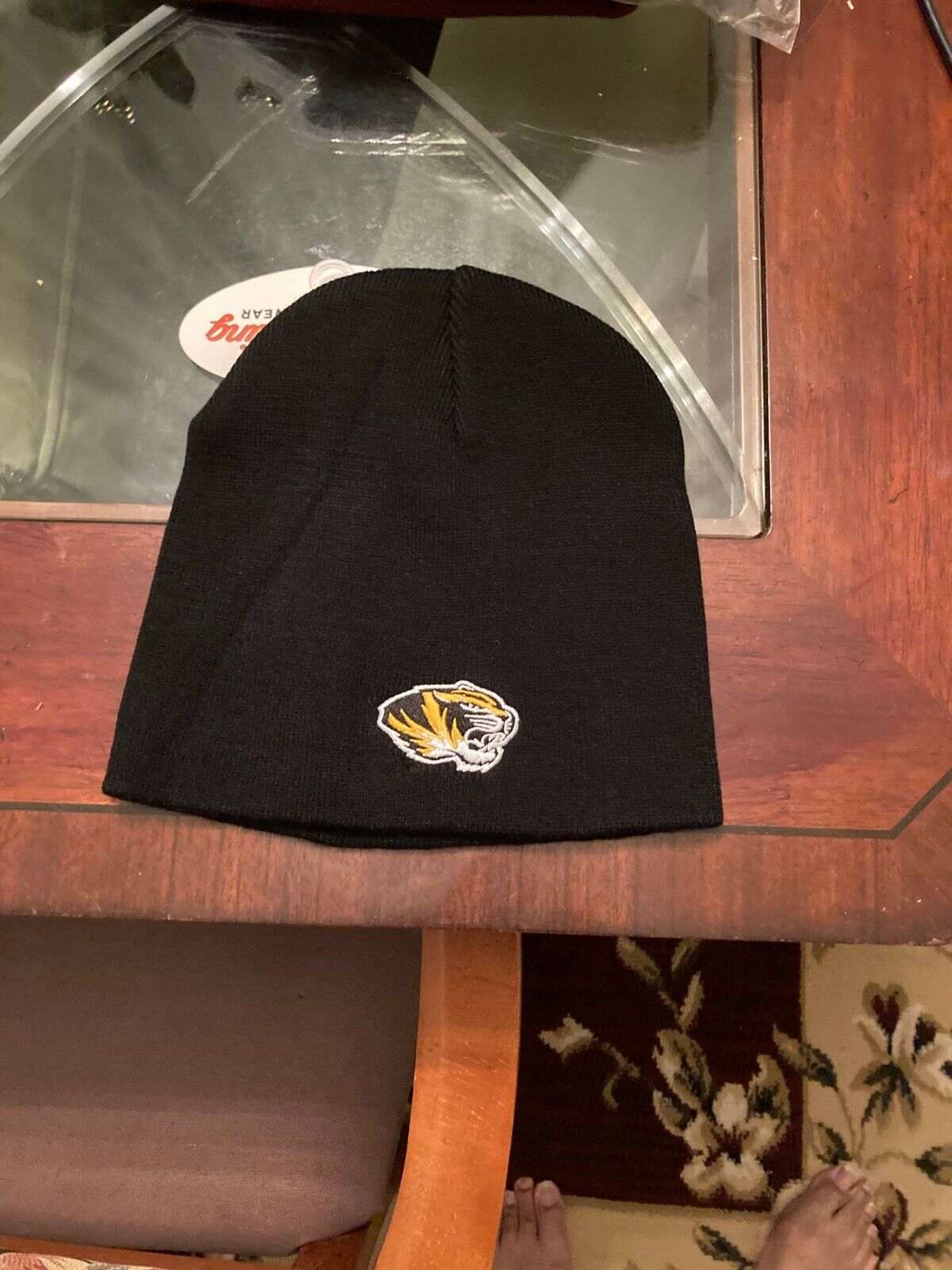 Missouri Tigers Black Captavating Headwear Skullcap Beanie Hat
