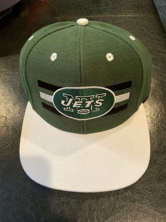 New York Jets Green "Three Bars" Reebok Snapback Cap/Hat