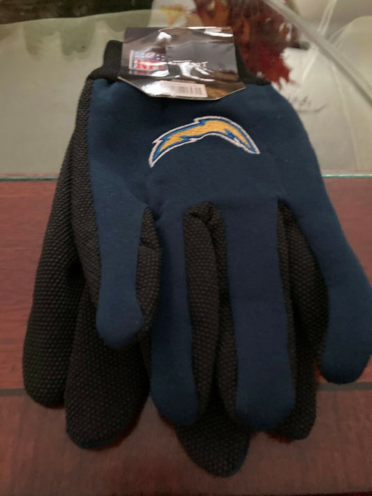 Los Angeles Chargers Sport Utility Gloves - Multicolored w/Black Palm