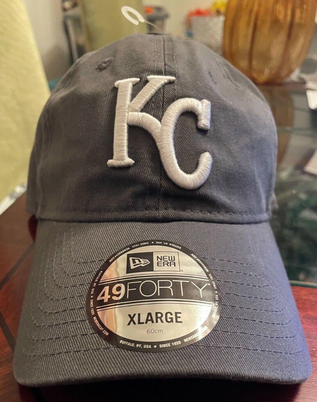 Kansas City Royals Graphite New Era 49FORTY Core Fit ALT Cap - XL