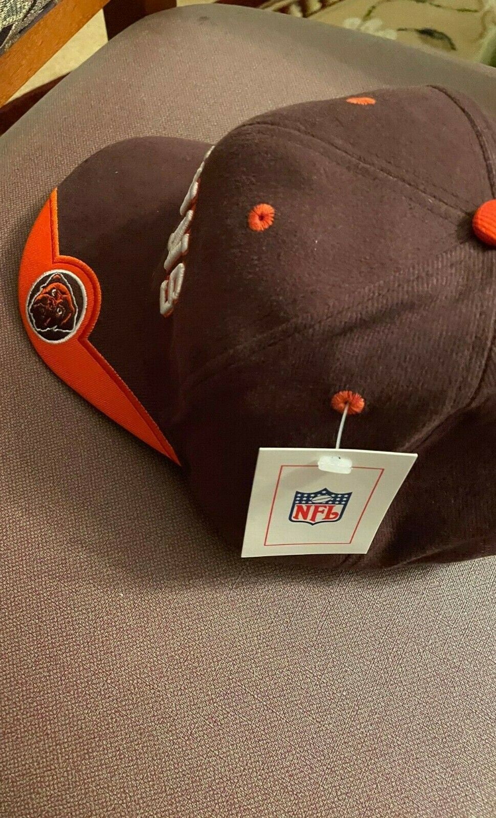 Cleveland Browns NFL "Browns Dawg" Adjustable "Hook & Loop Closure" Ca