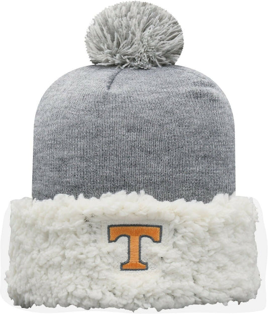 Tennessee Volunteers Gray Top of the World "Snugs" Cuffed Knit 2 Tone