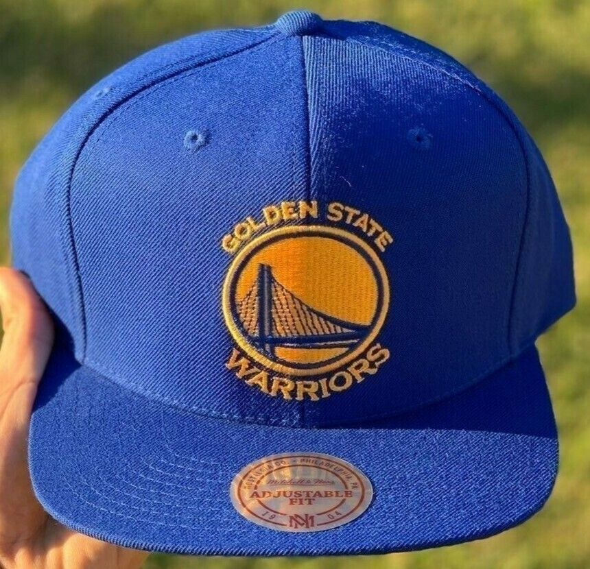 Golden State Warriors Blue Mitchell & Ness Snapback Cap
