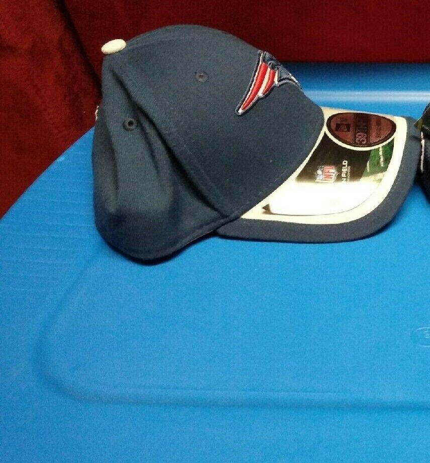 New England Patriots Blue New Era 39Thirty On Field Fitted Cap - Small