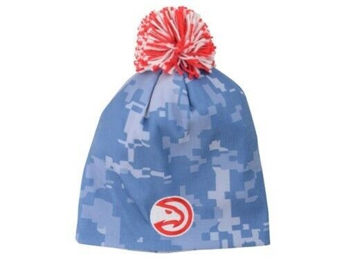 Atlanta Hawks Adidas NBA Jersey Knit Cap Hat with Pom