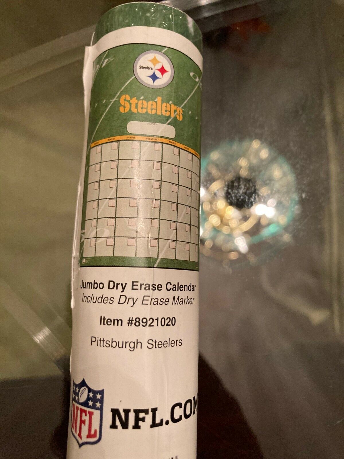 Pittsburgh Steelers Dry Erase Calendar Poster - 22" Width X 29" Height