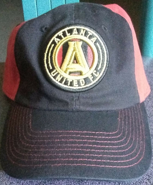 Atlanta United FC Black & Red Iconic Adjustable Cap