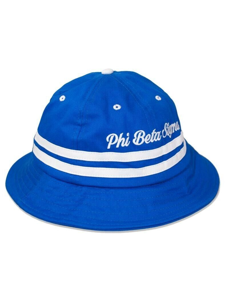 Phi Beta Sigma Royal Blue & White Bucket Hat