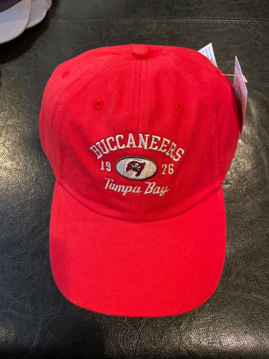 Tampa Bay Buccaneers Red "1976" Vintage Style Logo NFL Adjustable Hat