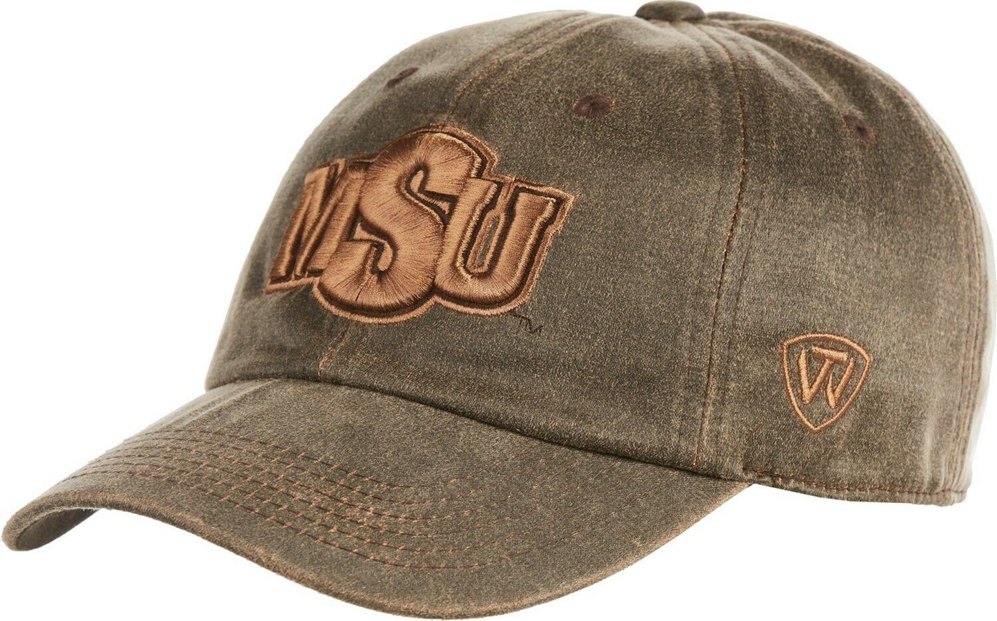 Midwestern State Mustangs Brown Top of the World Adjustable Scat Cap