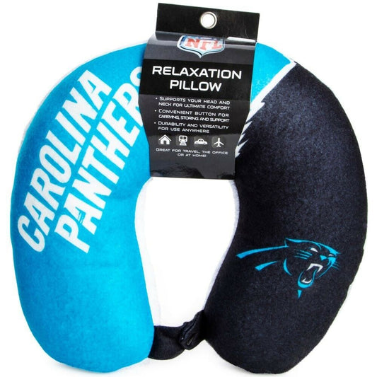 CAROLINA PANTHERS NFL Official Licensed Relaxation Travel PILLOW