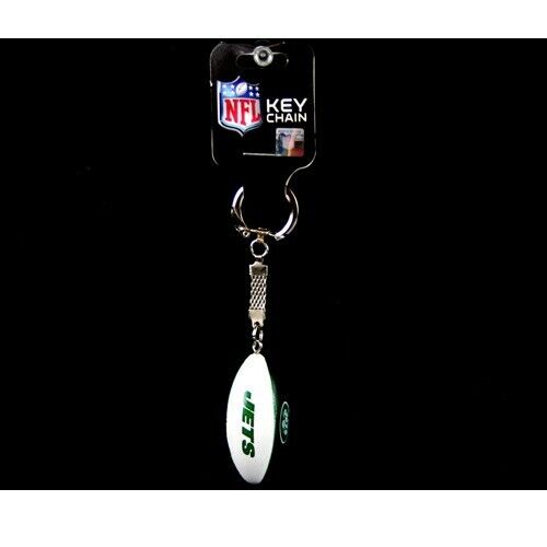 New York Jets Football Green & White Keychain