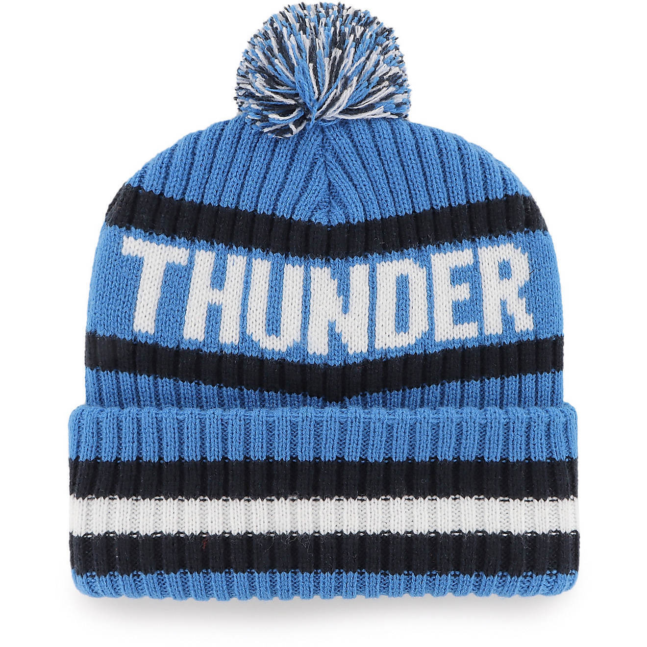 Oklahoma City Thunder Blue '47 Brand Bering Cuff Knit Beanie Hat