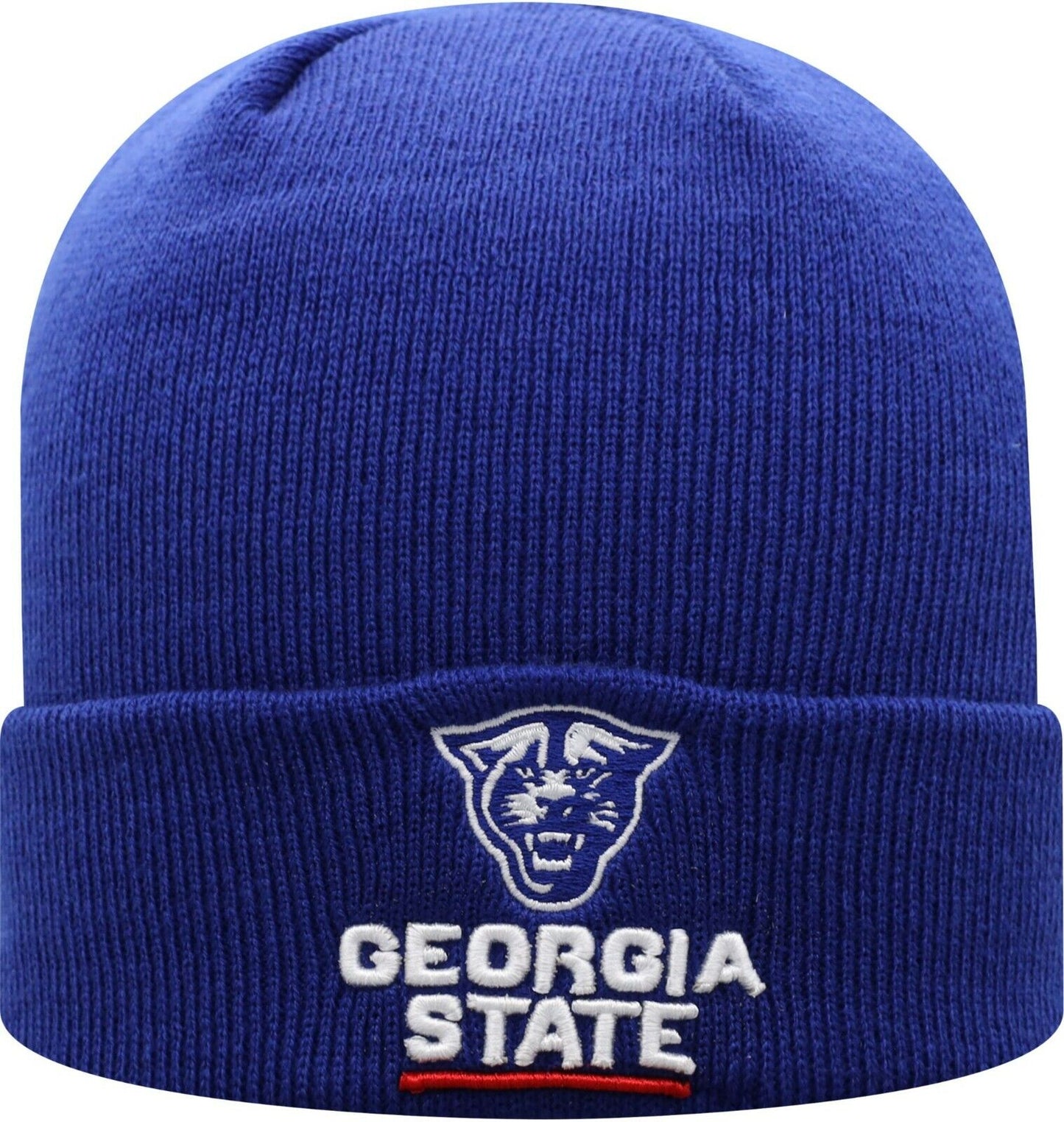 Georgia State Panthers Royal Blue Top of the World Cuff Knit Beanie Ha