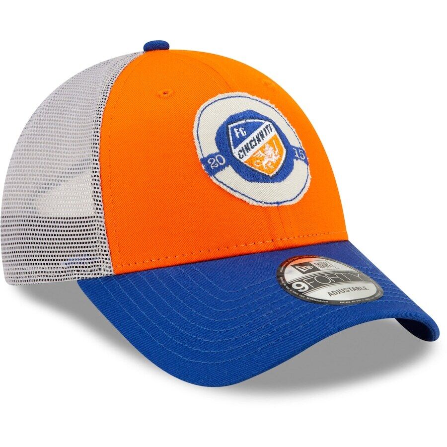 FC Cincinnati New Era Orange/Blue 9FORTY Snapback Cap/Hat