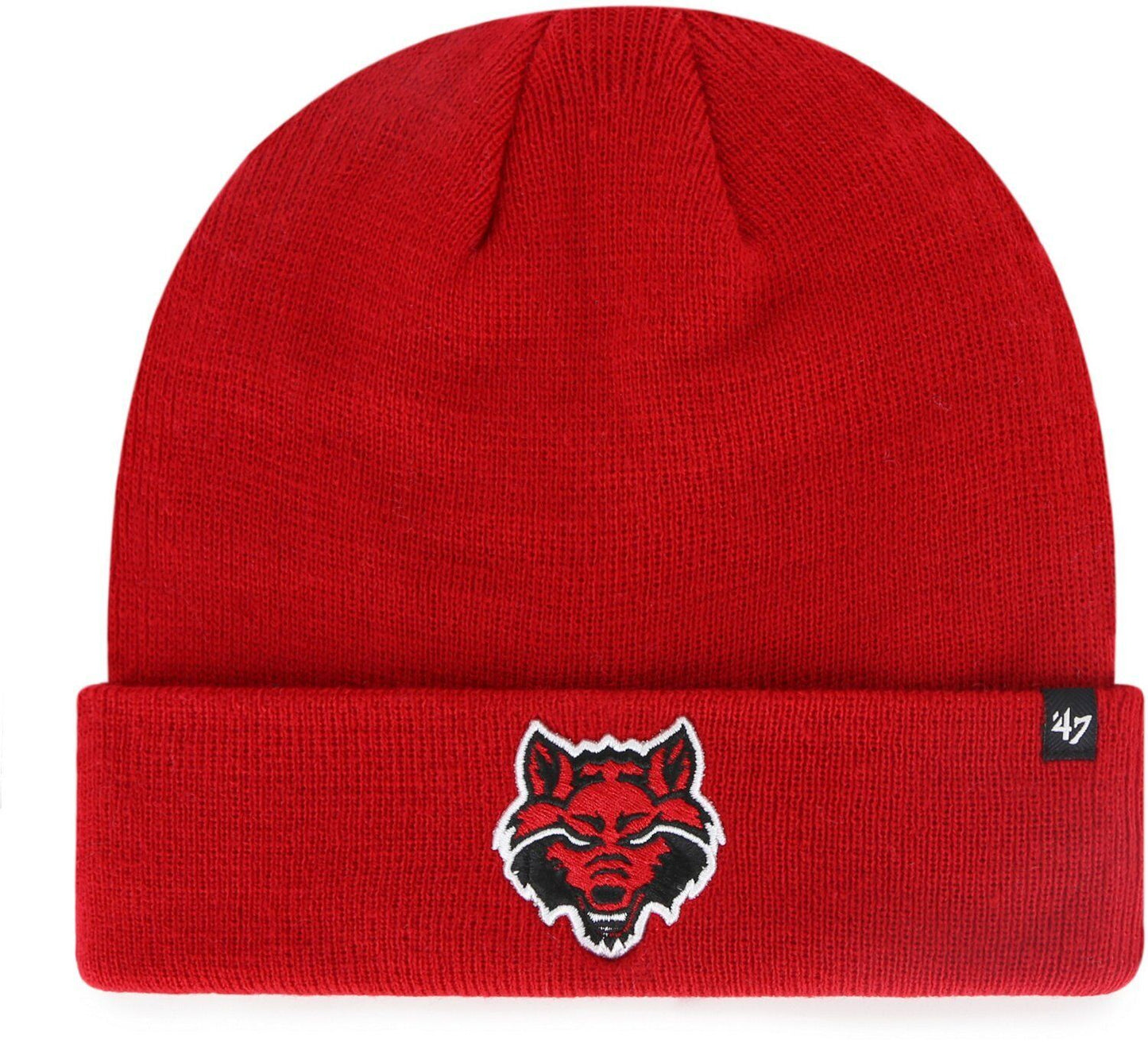Arkansas State Red Wolves Red '47 Brand Raised Cuff Knit Cap/Hat