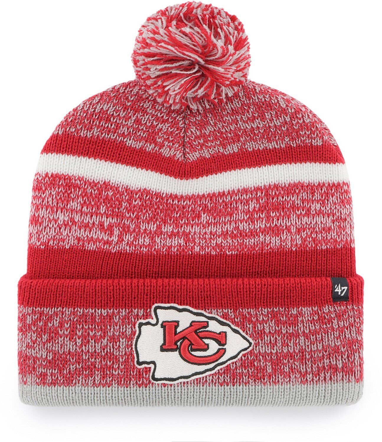 Kansas City Chiefs '47 Brand Northward Cuff Knit Hat w/pom