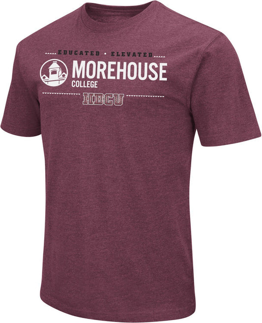 Morehouse College Maroon Tigers Colosseum Playbook Print T-Shirt - XXL
