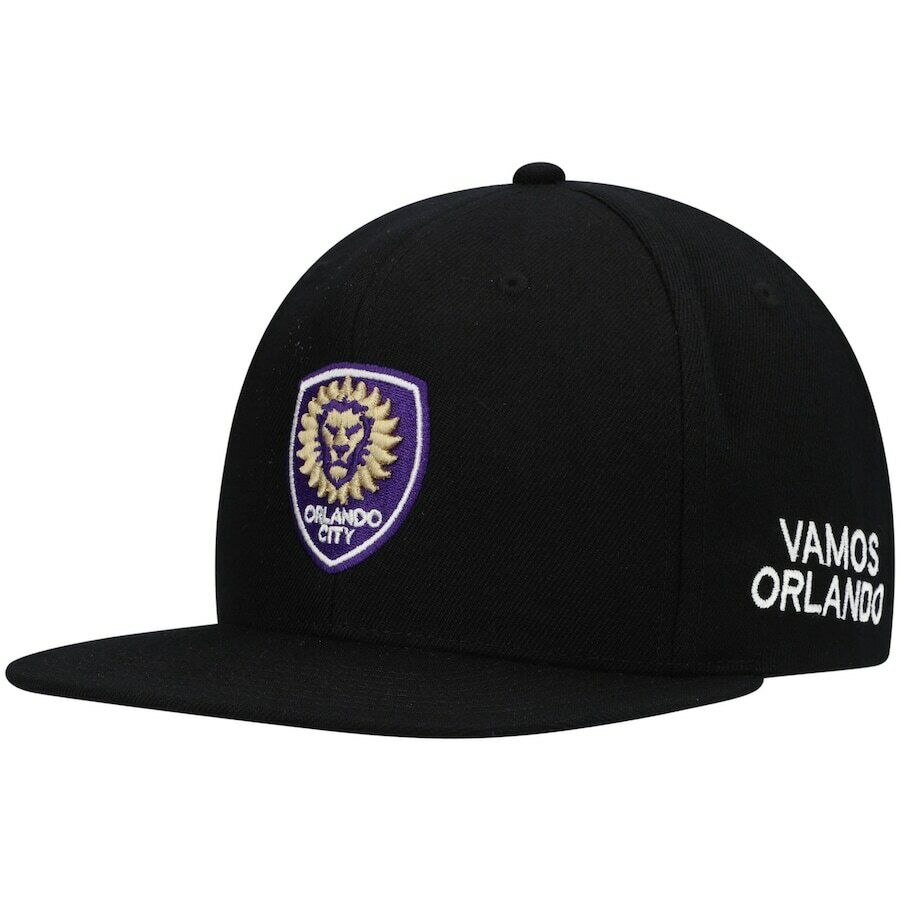 Orlando City SC Mitchell & Ness Black "Vamos Orlando" Snapback Cap/Hat