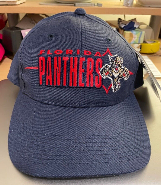 Florida Panthers Navy Blue Starter Center Ice Authentic Vintage Snapback Cap/Hat