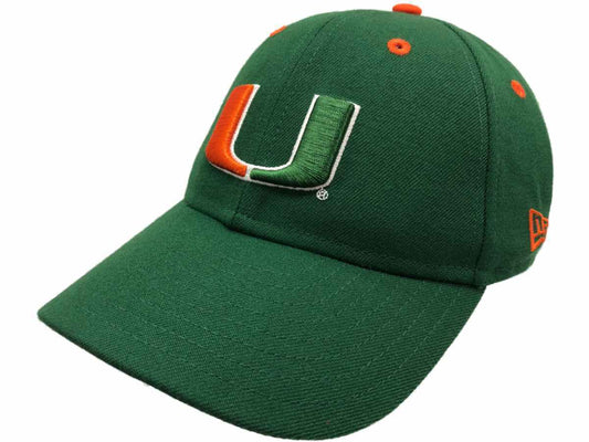 Miami Hurricanes Dark Green New Era Fitted Concealer Hat/Cap Size: 7